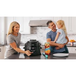 Ninja OP300EU Foodi 7-en-1 Multicocción, Freidora de Aire y Olla a Presión 6L - 1460W Negro