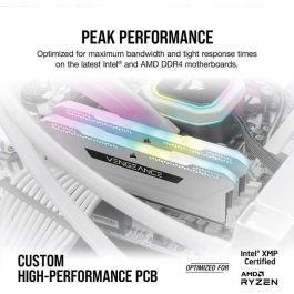 Memoria para PC CORSAIR DDR4 - VENGEANCE RGB PRO SL 32GB (2x16GB) - 3600Mhz - CAS 18 - Blanco (CMH32GX4M2D3600C18W) Memoria para PC CORSAIR DDR4 - VENGEANCE RGB PRO SL 32GB (2x16GB) - 3600Mhz - CAS 18 - Blanco (CMH32GX4M2D3600C18W)