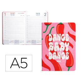 Agenda Encuadernada Liderpapel Kinaros A5 2025 Dia Pagina Color Rosa Papel 70 gr Precio: 10.50000006. SKU: B1DWFQH5L4