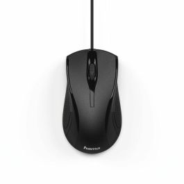 Hama Ratón Óptico MC-200 USB Tipo A, 1000 DPI, 3 Botones, Compatible con MAC/Windows, Negro