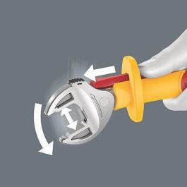 Wera 05020170001 Llave Ajustable VDE 6004 Joker, Juego de 4 Piezas, de 7 mm a 1,9 cm