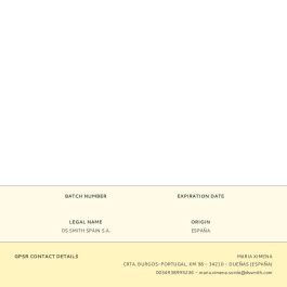 Edm Caja expositora de cartón para material eléctrico 9,8x47,2x15,3 cm Azul