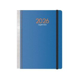 Dohe Agenda Anual Syncro Semana Vista Espiral 15x21 cm con Cierre de Goma PP Azul 2026 - 160 Páginas Precio: 9.89000034. SKU: S8404140