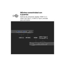 LG 14Z90RU-G.AA55B Portátil Gram, Intel Core i5-1334U, 16GB RAM, 512GB SSD, 14" IPS WUXGA, Windows 11, 999g