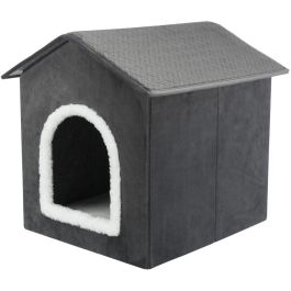 Trixie TRI4057589379115 - Refugio Livia para mascotas - 38x41x44 cm - Gris oscuro y Blanco