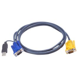 Aten Cable KVM HDB y USB, 1.8m, con Convertidor PS/2 a USB Integrado Precio: 19.79000012. SKU: B168Q239GR