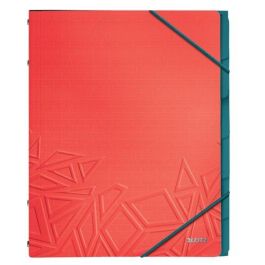 Carpeta Clasificadora Leitz Urban Chic A4 Pp 6 Separad.Con Goma Rojo (Set de 4) Precio: 38.69000047. SKU: B12MQVDABP