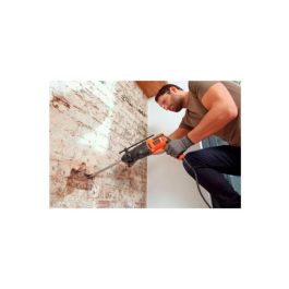 Black+Decker Martillo SDS-Plus BEHS01K-QS 650W 3 Modos Portabrocas SDS Plus, Velocidad Variable, Incluye Maletín y Accesorios