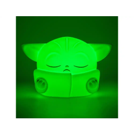Wondee Lámpara Mandaloriano Grogu (Baby Yoda) de Silicona, Luz Nocturna Suave y Táctil