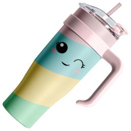 Cook Concept Mug Térmico Miami Kawaii 1,2 L con Asa Acero Inoxidable para Bebidas Frías y Calientes, Ideal Deportistas Precio: 9.78999989. SKU: B1GSRKYRLN