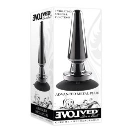 Plug Anal Evolved Negro (8,9 cm) (10,1 cm)