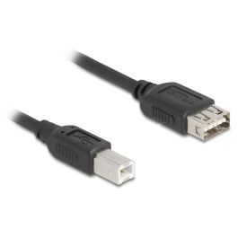 DeLOCK Cable USB 2.0 de 0.5 m, USB Tipo-B Macho a Tipo-A Hembra, Referencia 81529, Negro Precio: 3.6421. SKU: B173Y35TBG