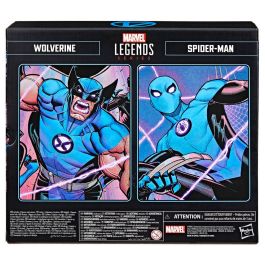 Hasbro Figura Articulada Wolverine y Spiderman 15cm Blister Los 4 Fantásticos Marvel con Accesorios