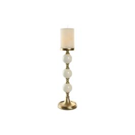 Candelabro Moderno DKD Home Decor Dorado Blanco 15 x 43.5 x 15 cm Candelabro Moderno DKD Home Decor Dorado Blanco 15 x 43.5 x 15 cm