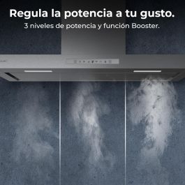 Cecotec Campana Convencional Bolero Flux TT 908000 Slim 90 cm Blanco A++ 3 velocidades