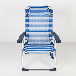 Silla Plegable Aktive A rayas 48 x 90 x 60 cm (2 Unidades) Silla Plegable Aktive A rayas 48 x 90 x 60 cm (2 Unidades)