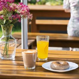 Caja 6 Vasos Bajos Vidrio Stack'Up Cross Arcoroc 26 cL