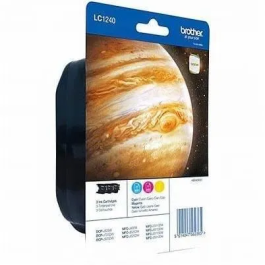 Brother LC-1240 Cartucho de Tinta Compatible con Cian, Magenta y Amarillo - Alta Capacidad
