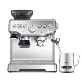 Sage SES875BSS2EEU1A Cafetera Barista Express™, Cafetera de Espresso con Molinillo Integrado para Granos Recién Molidos