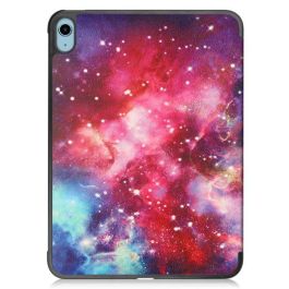 CoreParts For Apple iPad 10th Gen 10.9-inch (2022) Tri-fold Caster Hard Shell Cover with Auto Wake Function - Galaxy Style CoreParts For Apple iPad 10th Gen 10.9-inch (2022) Tri-fold Caster Hard Shell Cover with Auto Wake Function - Galaxy Style