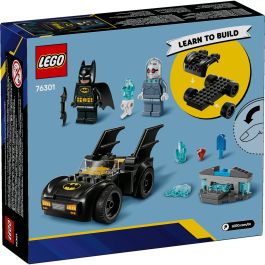 LEGO 76301 Set de Construcción DC Comics Batman y Batmóvil vs. Mr. Freeze con Minifiguras de Batman y Mr. Freeze, +4 años