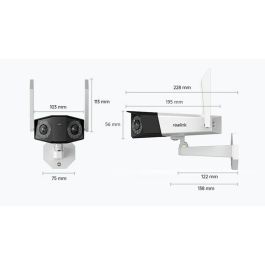 Reolink Duo Series W730 WiFi-Outdoor V2 Cámara de Seguridad WiFi Exterior