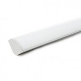 Greenice LLE-ALP016R-O Perfíl Aluminio para Tira LED con Difusor Opal de 2 Metros - Incluye Clips y Tapones