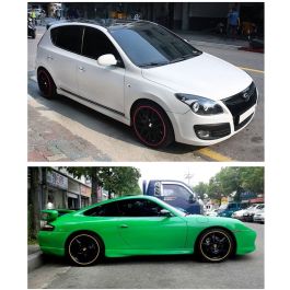 Occ Motorsport Protector de Llantas Color Amarillo OCCDEC014 Para Coches