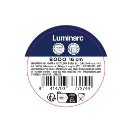 Plato Porcelana Bodo Luminarc 16 cm (12 Unidades)