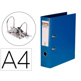 Elba Archivador de Palanca DIN A4 Azul Lomo 80 mm Rado Plast Carton Forrado Precio: 9.5000004. SKU: B18WCSHYZW