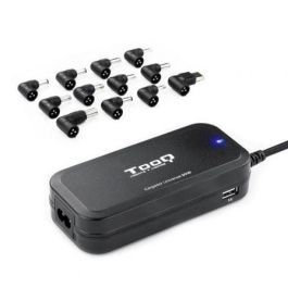 TooQ Cargador de Portátil TQLC-90BS02AT, 90W, Voltaje 12-20V, 12 Conectores, 1 USB Precio: 24.50000014. SKU: S0221235