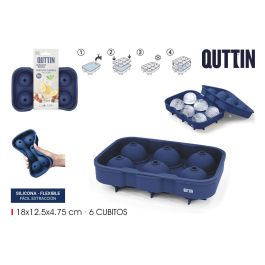 Inde Cubitera Flexible de Silicona Roja para 6 Cubitos de Hielo, 18 x 12.5 x 4.75 cm (24 Unidades) Precio: 114.7201. SKU: B1AL27P4Q9