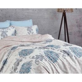 Juego de Cama ASI8683342463249 - Funda Nórdica 220x240 cm y 2 Fundas de Almohada 60x60 cm - 100% Algodón Reforzado - Azul
