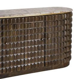 Aparador Madera-Mármol Salón 154 X 40 X 76 cm