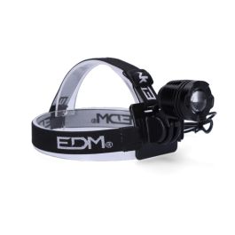 Edm Foco LED Recargable para Bicicleta, 180lm/50lm/Flash, Ajustable, IP54, Incluye Cargador y Baterías Edm Foco LED Recargable para Bicicleta, 180lm/50lm/Flash, Ajustable, IP54, Incluye Cargador y Baterías