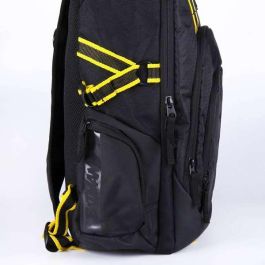 Cerdá Mochila Casual Técnica Batman Negra, 100% Poliéster, Perfecta para Uso Diario. Edad Mínima Recomendada: 16 Años