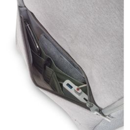 DICOTA Eco Backpack MOTION 13-15.6" para Portátil, Mochila de Poliéster Reciclado, 23L, Gris Claro