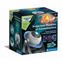 Clementoni CLE8005125527809 Proyector de Planetas y Constelaciones con 3 modos de juego y App gratuita de contenidos y cuestionarios