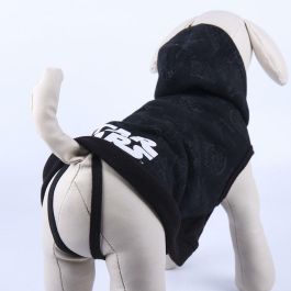 Star Wars Sudadera para Perro con Diseño de Darth Vader, Algodón Cepillado, Color Negro, Talla XXS