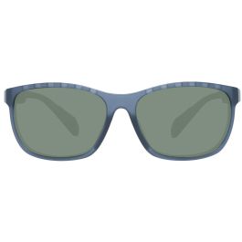 Marcolin SP0014 20N Gafas de sol para hombre, diseño cuadrado, montura grey/other, cristales verdes, puente 16 mm, calibre 62 mm, patillas 130 mm