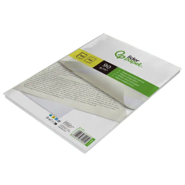 Liderpapel Papel Verjurado A4 90g/m2 Blanco Paquete 100 Hojas