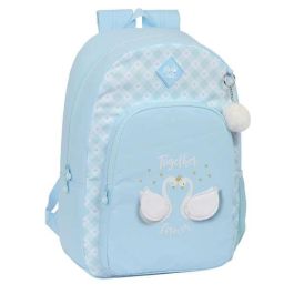 Mochila Escolar Glow Lab Cisnes Azul 30 x 46 x 14 cm Mochila Escolar Glow Lab Cisnes Azul 30 x 46 x 14 cm