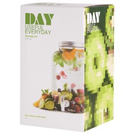 Day Dispensador Bebida 4 L Cristal Con Tapa Metal