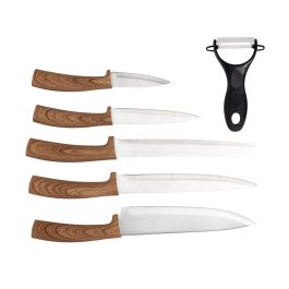 San Ignacio Juego de cuchillos 5 piezas acero inoxidable - Chef, panero, trinchador, multiusos y pelador San Ignacio Juego de cuchillos 5 piezas acero inoxidable - Chef, panero, trinchador, multiusos y pelador
