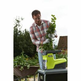 Ryobi RSH3045U Biotrituradora de Cilindro 3000W, para Ramas de hasta 45mm, Potente y Silenciosa, Tanque 55L