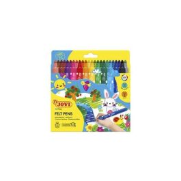 Jovi Rotuladores Maxi Colores Surtidos, Punta Gruesa Antihundimiento, Estuche 24 Unidades, Lavables y Antisecantes, para Niños a Partir de 2 Años Precio: 6.7899997. SKU: B1GTS756R8