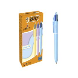 Boligrafo Bic Cuatro Colores Pastel Punta De 1 mm Caja De 12 Unidades Colores Surtidos Precio: 27.50000033. SKU: B16B4F2NVQ