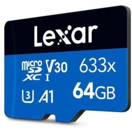 Tarjeta Micro SD Lexar LMS0633064G-BNNNG 64 GB Tarjeta Micro SD Lexar LMS0633064G-BNNNG 64 GB