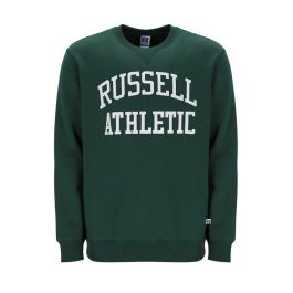 Sudadera sin Capucha Hombre Russell Athletic Russell Iconic Verde