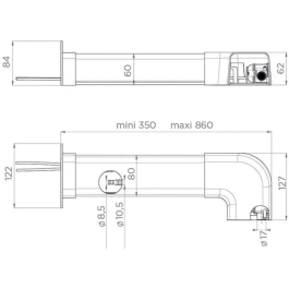 Sfa Sanicondens Clim Pack S Bomba de Elevación de Condensados Kit Completo Conducto Blanco 21 dBA